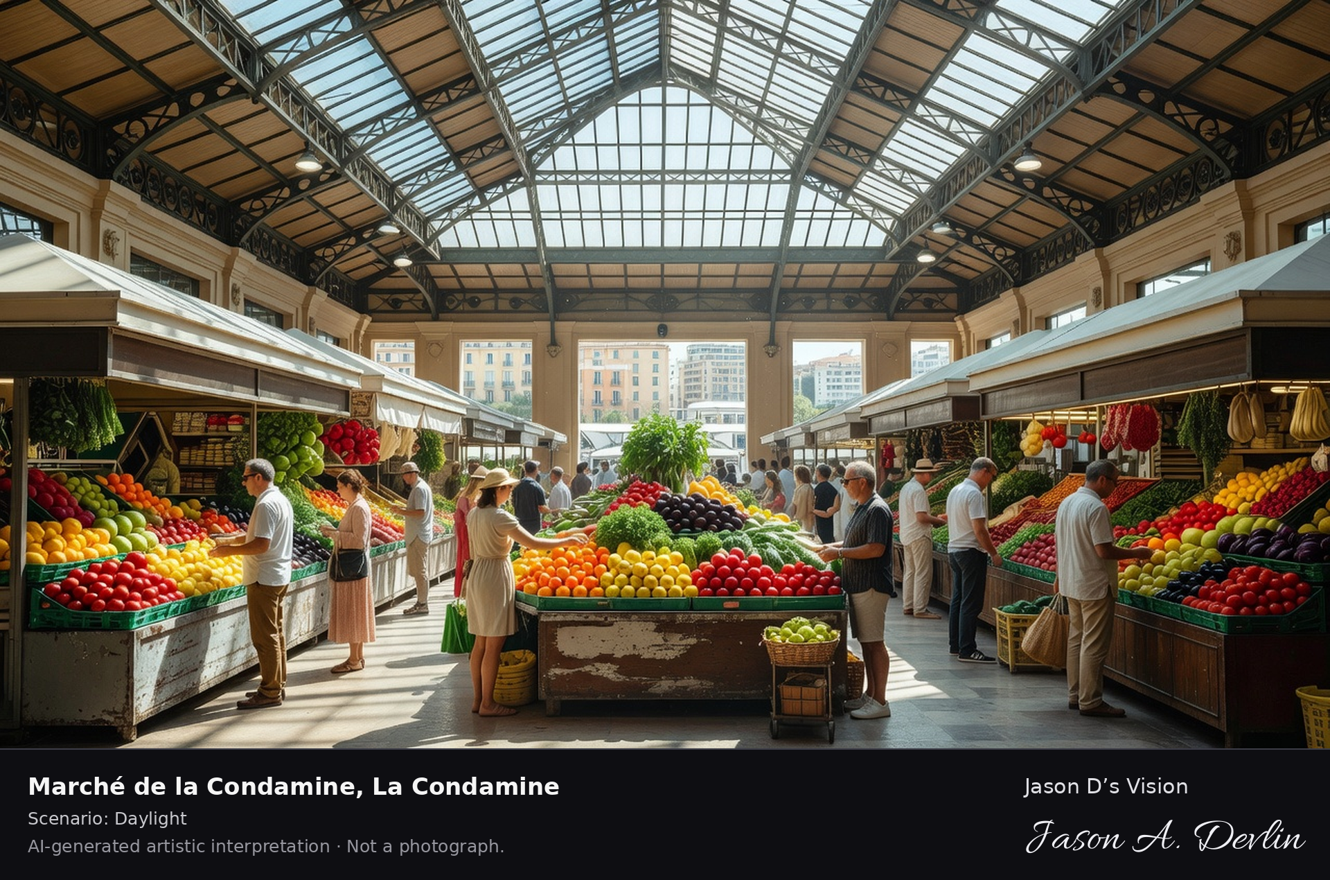 Marché de la Condamine, La Condamine